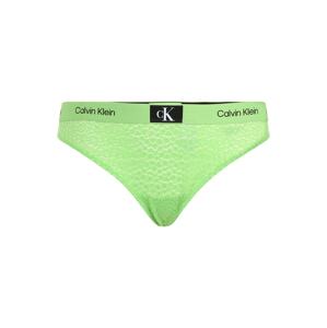 Calvin Klein Underwear Plus String bugyik  világoszöld / fekete