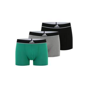 ADIDAS SPORTSWEAR Sport alsónadrágok  szürke / zöld / fekete / fehér