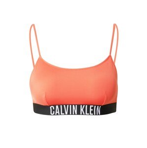Calvin Klein Swimwear Bikini felső  narancsvörös / fekete / fehér