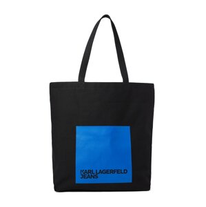 KARL LAGERFELD JEANS Shopper táska  kék / fekete