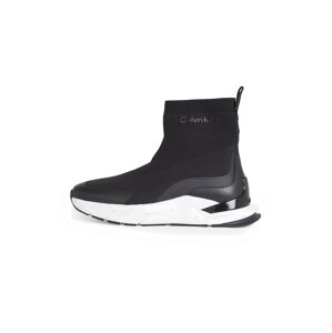 Calvin Klein Magas szárú sportcipők  fekete / fehér