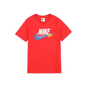 Nike Sportswear Póló  égkék / limone / világospiros / fehér