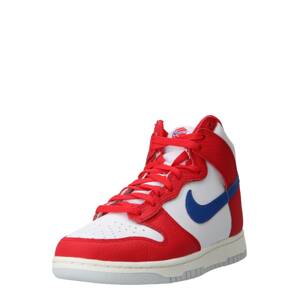 Nike Sportswear Magas szárú sportcipők 'DUNK HI RETRO'  kobaltkék / piros / fehér