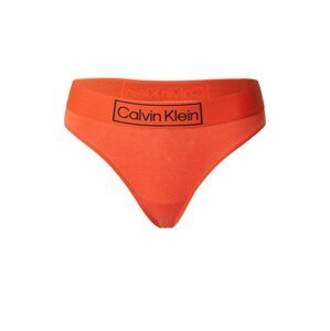 Calvin Klein Underwear String bugyik  neonnarancs / fekete