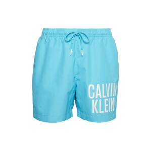 Calvin Klein Underwear Rövid fürdőnadrágok  világoskék / fehér