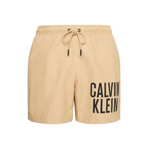 Calvin Klein Underwear Rövid fürdőnadrágok  barna / fekete