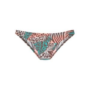 VENICE BEACH Bikini nadrágok  barna / zöld / őszibarack / fehér