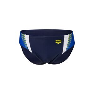 ARENA Sport fürdőruha 'THREEFOLD BRIEF'  kék / sötétkék / neonsárga / piszkosfehér