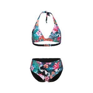 ARENA Sport bikini 'HALTERNECK ALLOVER'  világoskék / benzin / rózsaszín / fehér
