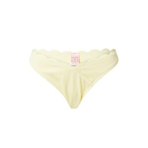 Hunkemöller Bikini nadrágok  világos sárga