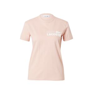 LACOSTE Póló  pasztell-rózsaszín / fehér