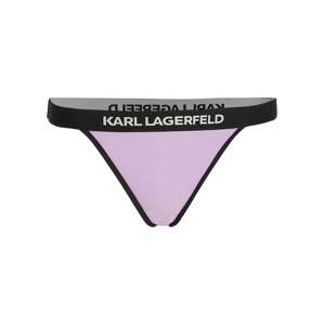 Karl Lagerfeld Bikini nadrágok  levendula / fekete