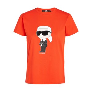 Karl Lagerfeld Póló 'Ikonik 2.0'  krém / piros / fekete / fehér