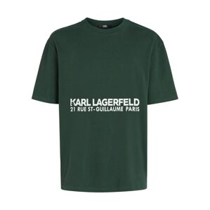 Karl Lagerfeld Póló  zöld / fehér