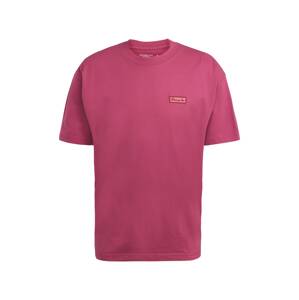 Abercrombie & Fitch Póló  pasztell-rózsaszín / piros / lilásvörös