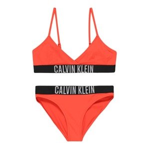 Calvin Klein Swimwear Bikini 'Intense Power'  sötét narancssárga / fekete / fehér