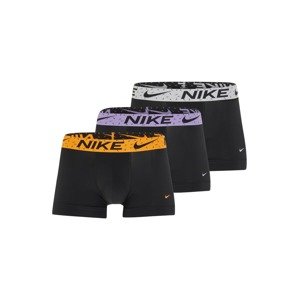 NIKE Sport alsónadrágok  szürke / lila / narancs / fekete