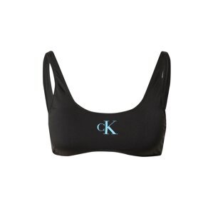 Calvin Klein Swimwear Bikini felső  vízszín / fekete