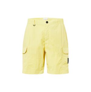 Calvin Klein Jeans Cargo nadrágok  világos sárga