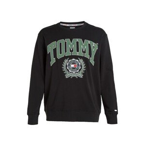 Tommy Jeans Plus Tréning póló  zöld / piros / fekete / fehér