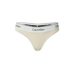 Calvin Klein Underwear String bugyik  ekrü / világosszürke / fekete / fehér