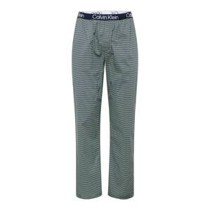 Calvin Klein Underwear Pizsama nadrágok  tengerészkék / benzin / pasztellzöld / fehér