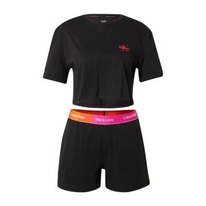 Calvin Klein Underwear Rövidek  narancs / rózsaszín / fekete / fehér