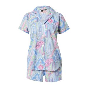 Lauren Ralph Lauren Pizsama  kék / világoskék / rózsaszín