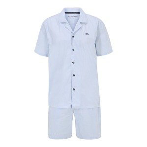 TOM TAILOR Rövid pizsama  világoskék / fekete / fehér