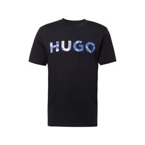 HUGO Póló 'Dhled'  kék / fekete / fehér