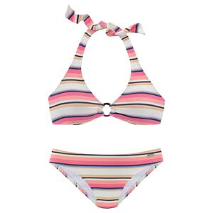 VENICE BEACH Bikini  kék / világos-rózsaszín / fekete / fehér
