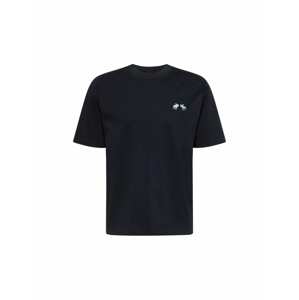Abercrombie & Fitch Póló  kék / világoskék / fekete