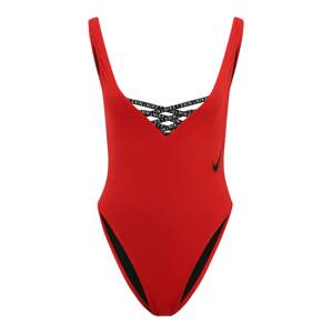 Nike Swim Fürdőruhák  piros / fekete