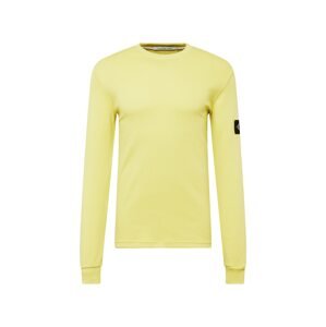 Calvin Klein Jeans Póló  sárga / aranysárga / fekete / fehér