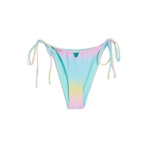 Bershka Bikini nadrágok  világoskék / sárga / lila