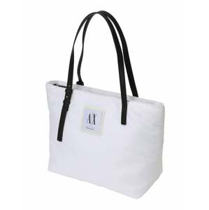 ARMANI EXCHANGE Shopper táska  krém / fekete / fehér