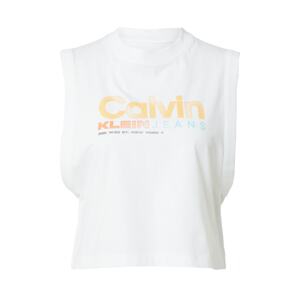 Calvin Klein Jeans Top  világoskék / narancs / sötét narancssárga / fehér