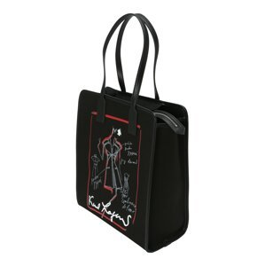 Karl Lagerfeld Shopper táska  piros / fekete / fehér