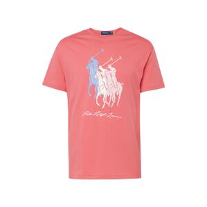 Polo Ralph Lauren Póló  világoskék / rózsaszín / pasztellpiros / fehér