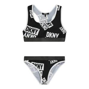 DKNY Bikini  fekete / természetes fehér