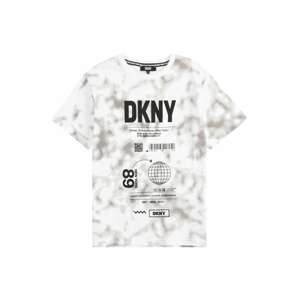 DKNY Póló  füstszürke / világosszürke / fekete / fehér melír