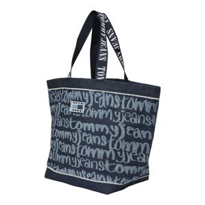 Tommy Jeans Shopper táska  kék farmer / fehér