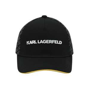 Karl Lagerfeld Kalap  sötétsárga / sötétszürke / fekete / fehér