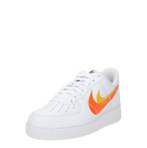 Nike Sportswear Rövid szárú sportcipők 'AIR FORCE 1 07'  aranysárga / narancs / fehér