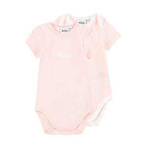BOSS Kidswear Kezeslábas  világos-rózsaszín / fehér
