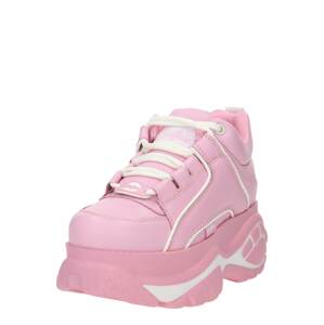 BUFFALO Rövid szárú sportcipők  világos-rózsaszín / fehér