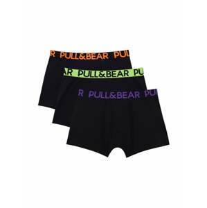 Pull&Bear Boxeralsók  neonzöld / neonlila / neonnarancs / fekete