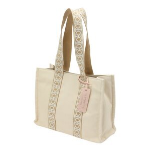 Coccinelle Shopper táska  testszínű / sötét bézs / fehér
