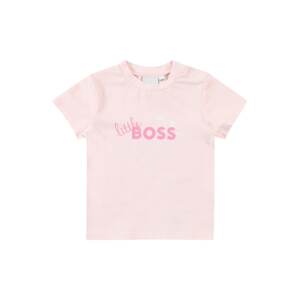 BOSS Kidswear Póló  rózsaszín / rózsaszín / fehér