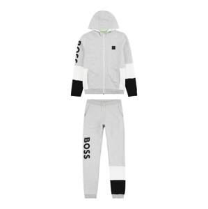 BOSS Kidswear Jogging ruhák  szürke melír / fekete / fehér